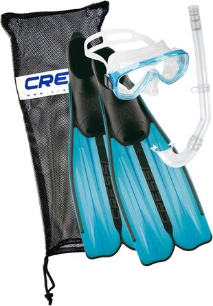 Набір для дайвінгу Cressi Rondinella унісекс з сумкою, ласти 33W x 34L