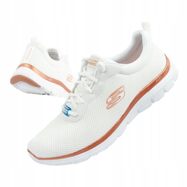 Жіночі кросівки SKECHERS Flex Appeal 4.0 Brilliant View, білі, 38 EU
