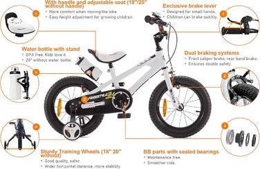 Дитячий велосипед Royal Baby Freestyle BMX для хлопчиків і дівчаток