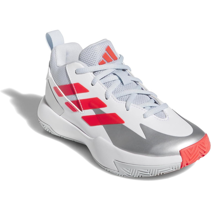 Кросівки баскетбольні Adidas Cross Em Up Select Mid для дітей, унісекс, 32 EU, білий/синій/червоний
