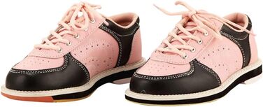 Жіночі дитячі дорослі bowling shoes bowling shoes шкіряні дихаючі амортизуючі унісекс 38 EU рожеві