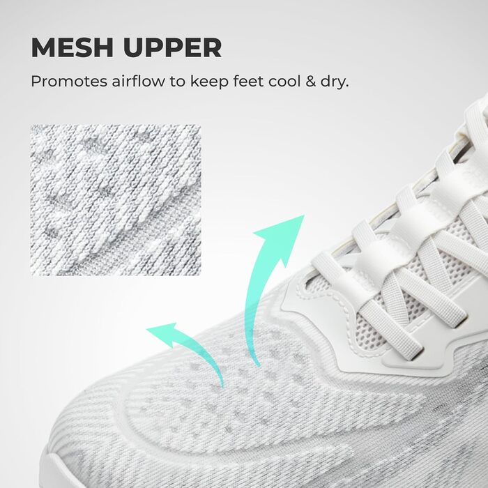 Чоловічі кросівки для бігу та ходьби ALLSWIFT (42 EU, білий)