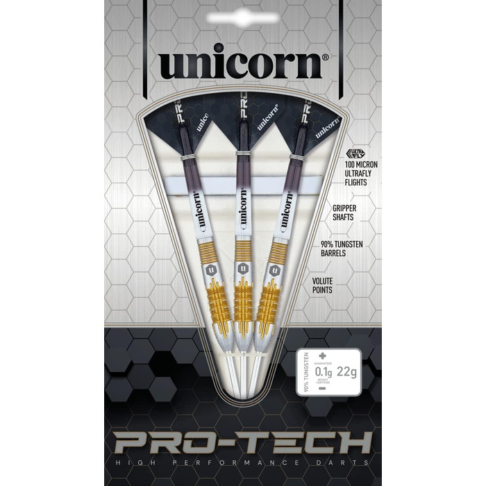 Дротики Unicorn Protech зі сталевим наконечником для дартсу