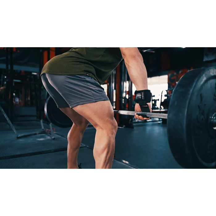 Гаки Grip Power Pads PRO для важкої атлетики, сталеві, з неопреною підкладкою, з ременями на зап'ястя, для чоловіків і жінок, для пауерліфтингу, шрагу, станового тязі, 2 шт., до 300 кг