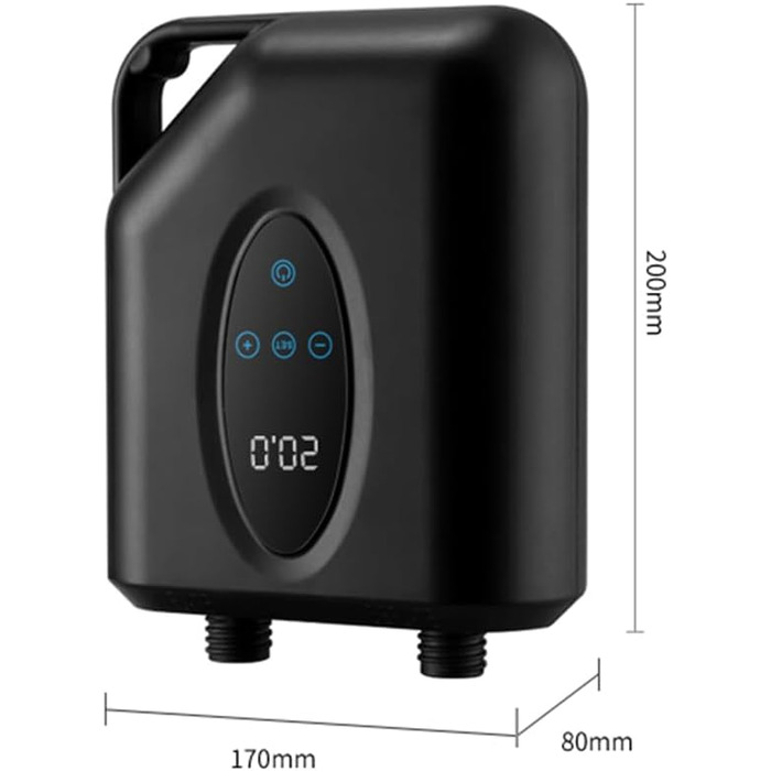 Насос SUP JoyFan: електричний, 12V, високий тиск 20PSI, швидке надування/здування, автовимкнення, чорний, універсальний
