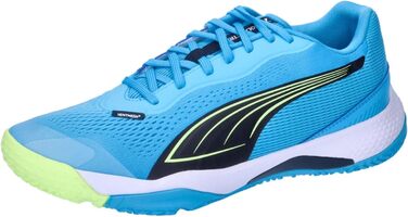 Кросівки PUMA Solarstrike III для залу: унісекс, розмір 42 EU, кольори Luminous Blue, Club Navy, Fizzy Apple