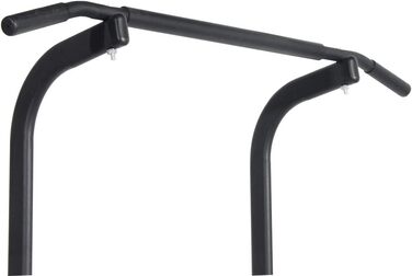 Турнік-стійка DlandHome для турніку, віджимань та підтягувань, регульована, чорна (75 x 82 x 165~210 см)