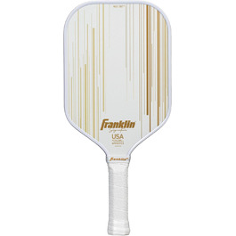 Професійна ракетка для піклболу Franklin Sports Signature Series з покриттям MaxGrit, турнірна, сертифікована USAPA