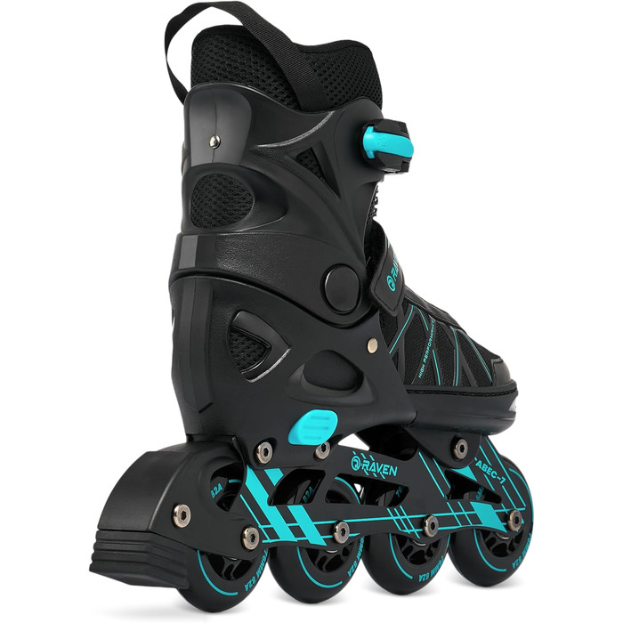 Інлайнери роликові ковзани RAVEN Expert, дитячі та дорослі, регульовані (40-43, 25,5-28 см), колір м'ятний
