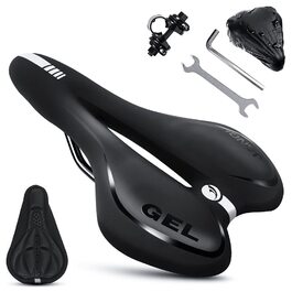 Велосипедне сідло Cube для чоловіків та жінок: комфортне, ергономічне, з гелевою вставкою, для MTB, BMX, шосе, електровелосипеда та ін.