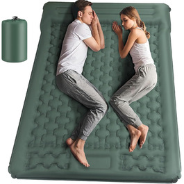 Кемпінговий килимок Jaztral самонадувний, 12 см, для відпочинку на природі, 137x200 см (подвійний).