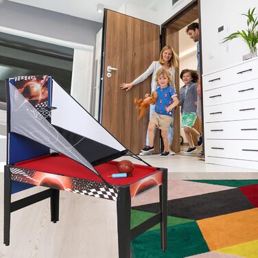 Стіл для ігор HLC 14-в-1: більярд, баскетбол, теніс, хокей, дартс, боулінг, лабиринт, кільця, шахи, хрестики-нулики, Мікадо, нарди