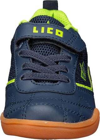 Дитячі спортивні зальні черевики Lico Sloan для занять спортом, 33 EU, блакитний та лимонний кольори