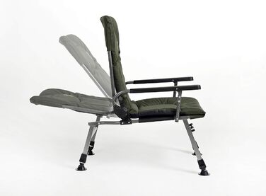 Крісло для риболовлі Carp Angelstuhl F5R ST/P Deluxe з високою спинкою та столиком для вудлищ, поліестер