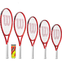 Дитяча тенісна ракетка Wilson Federer Junior з чохлом та м'ячами (19', 21', 23', 25', 26')
