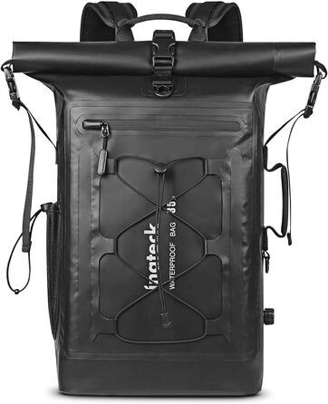 Рюкзак Inateck RollTop 30-35 л для чоловіків, водонепроникний, багатофункціональний органайзер із знімним плечовим ременем, клапаном для виходу повітря, водонепроникною блискавкою, для велоспорту, туризму, активного відпочинку