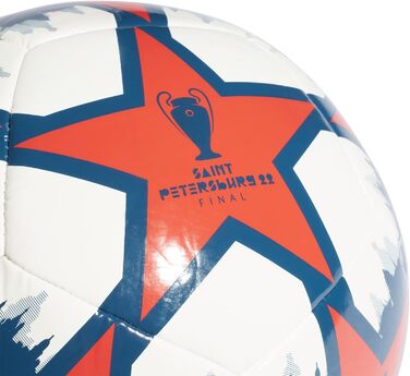 М'яч футбольний adidas UCL Club Санкт-Петербург, офіційний м'яч Ліги чемпіонів, розмір 5