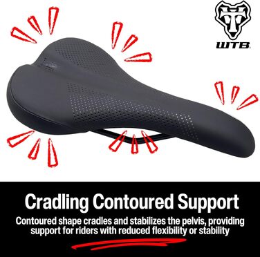 Сідло WTB Volt Narrow Cromoly Black 15 см - Чорне, сталеве