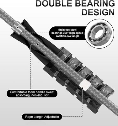 Стрибкове канат для фітнесу з навантаженням, регульований, для жінок та чоловіків, зелений/рожевий
