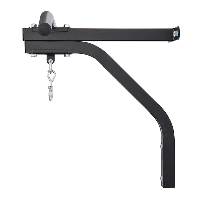 Кріплення для боксерського мішка HOMCOM - міцна настінна стійка для боксерського мішка/груші, сталева, чорна, 93 x 47 x 51 см