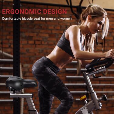 Зручний велосипедний сідло Dellyy для жінок та чоловіків: Trekking, E-Bike, MTB, шосе, Citybike