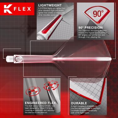 Дротики Target 975 Ultra Marine 97,5% вольфраму Swiss Point з металевим наконечником та K-Flex