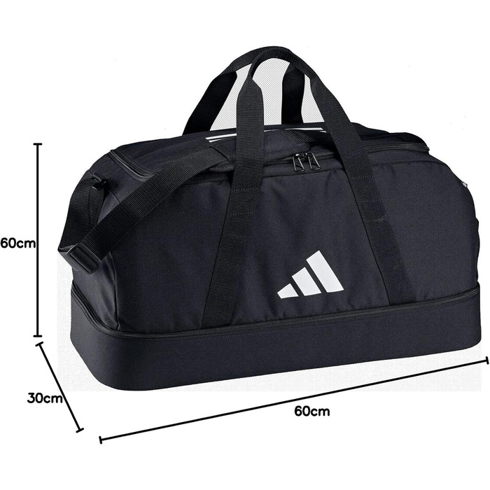 Сумка adidas Equipment Tiro League Duffel M чорна-біла, спортивна