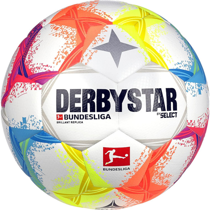 Футбольний м'яч Derbystar Bundesliga Brillant Replica v22, розмір 4, мультиколор