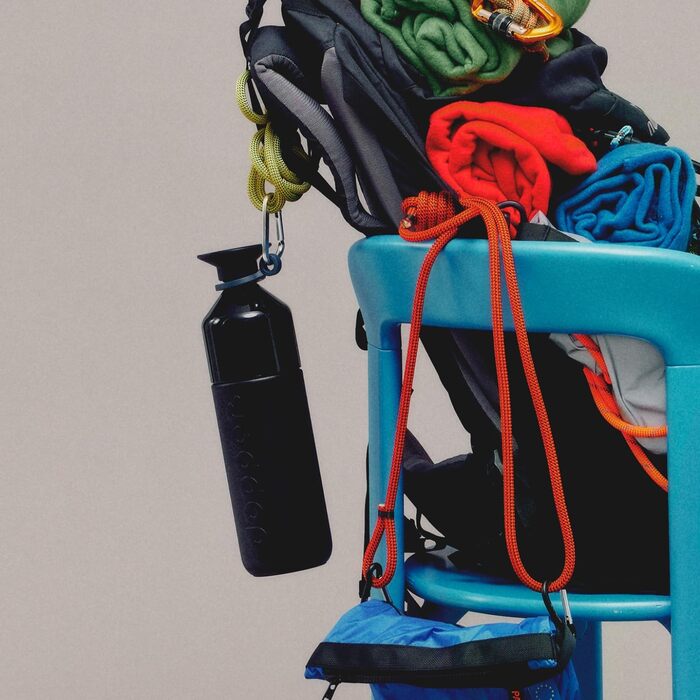 Термос Dopper Insulated Blazing Black 1 л – подвійні стінки, нержавіюча сталь, герметична, зберігає холод 24 год/тепло 9 год, пляшка для води, чаю, кави