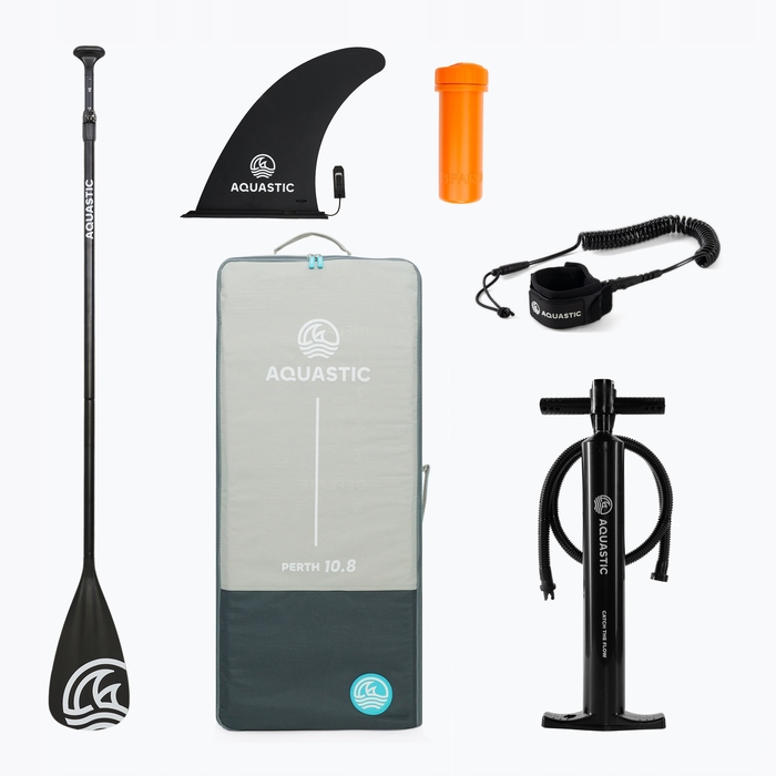 SUP-дошка AQUASTIC Perth 325 см, комплект: насос, весло, рюкзак