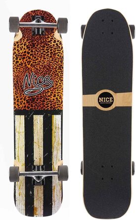 Лонгборд LIGHT BOARD CORP Nice Riot 36x9 дюймів, мультиколір, для стріт катання