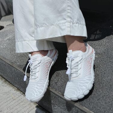 Жіночі шльопанці-сланці SAGUARO для плавання та відпочинку, дихаючі, швидко сохнуть, широка передня частина, розмір 35-43, білий (35 EU, помаранчевий)