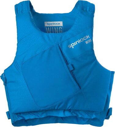 Рятувальний жилет Spinlock Wing Side Zip 50N для каякінгу, допоміжний PFD для водних видів спорту, кобальтово-синій, Easy Stretch
