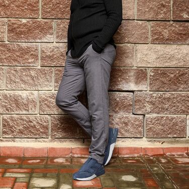 Кросівки для бігу та ходьби FitVille для чоловіків, широкі, спортивні, з кріпленням на липучці, зручні, ортопедичні, антиковзаючі, для широкої стопи, фітнес, джогінг, 43 EU, блакитні