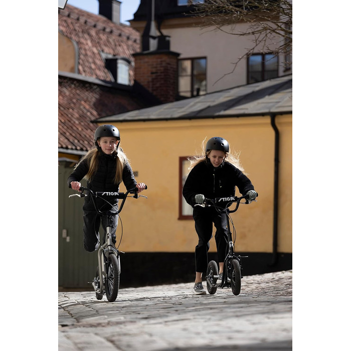 Самокат STIGA Air Scooter для міста, сталевий каркас, ручне гальмо, алюмінієві диски, регульований кермо, для дітей від 7 років, вантажопідйомність 100 кг