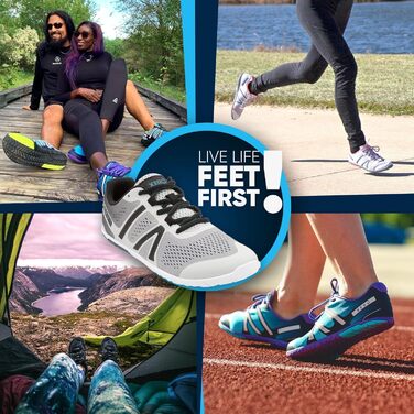 Жіночі бігові кросівки Xero Shoes HFS, сірий колір Aurora, розмір 41.5 EU