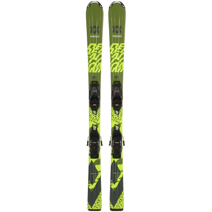 Гірськолижний комплект Volkl Deacon Junior 150 см з кріпленнями, зелений для хлопчиків