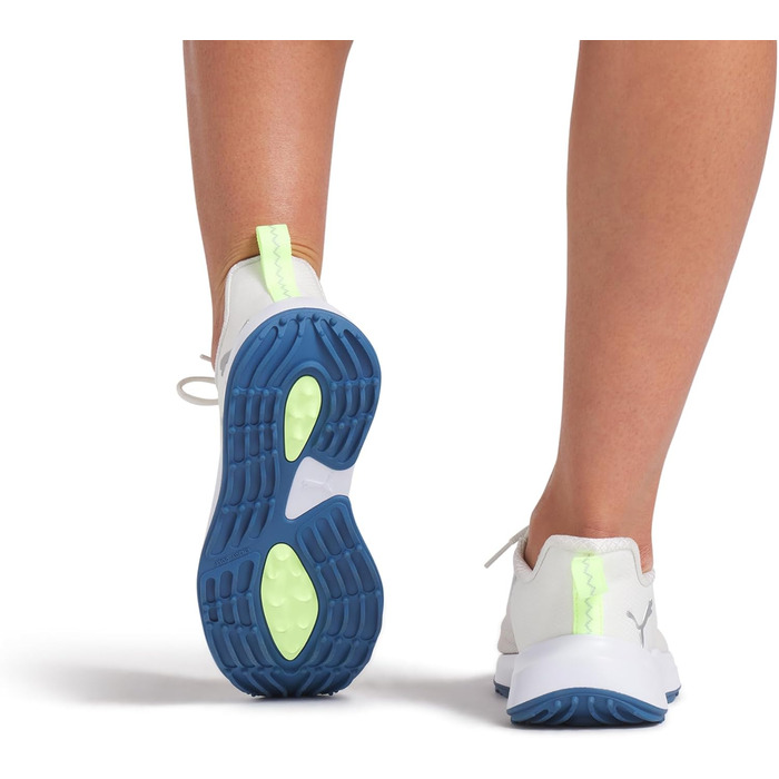 Жіноче golf-взуття PUMA Ignite Elevate X - кросівки для гольфу (38 EU, білий/блакитний)