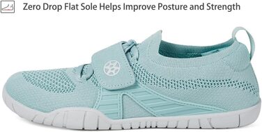 Eagsouni Барфутижні кросівки для чоловіків та жінок, фітнес, Outdoor, зручні, легкі, дихаючі, широка передня частина, спортивні, для бігу по вулицях, антиковзаючі, розмір 38 EU, зелені