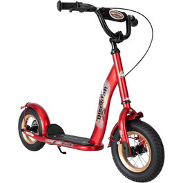 Дитячий самокат STAR SCOOTER з надувними колесами 10 дюймів для хлопчиків і дівчаток від 4 років, класичний трюковий самокат