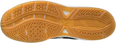 Дитячі кросівки Mizuno Cyclone Speed 3 для дівчаток, білий/чорний колір, розмір Big Kid 2, чорний/сріблястий