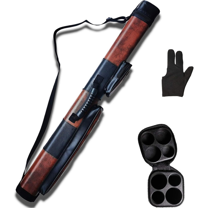 Чохол для більярдного кия Hartschalenkoffer C01-braun (2 шт.)