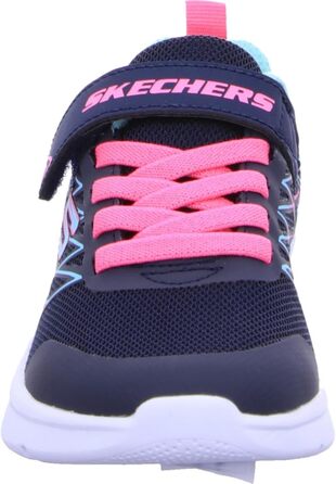 Кросівки Skechers Microspec Bold Delight для дівчаток, 31 EU, темно-сині з рожевою окантовкою