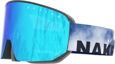 Лижна маска NAKED Optics NOVA для чоловіків і жінок, сноуборд-окуляри з змінними лінзами, для поганої погоди, під окуляри, без лінзи для поганої погоди