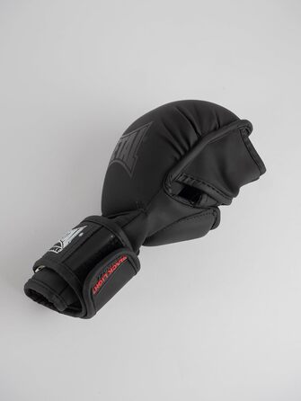 Рукавички для MMA METAL BOXE з великим пальцем, чорні, розмір L