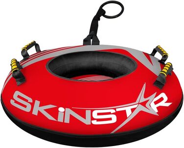 Сноутюбінг SkinStar Profi 70 см, червоно-сірий, надувні санки для катання зі снігу