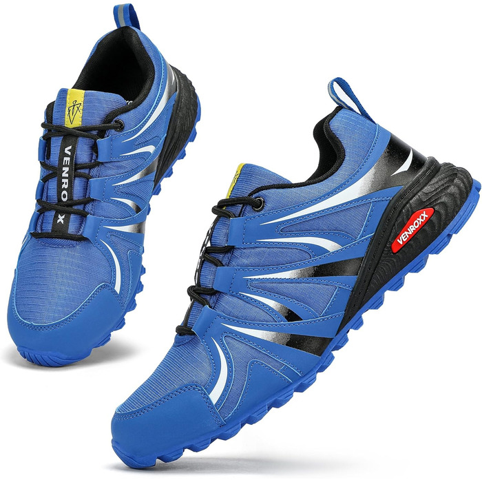 Чоловічі трейлранні кросівки для хайкінгу та трекінгу. Легкі, дихаючі, з антиковзкою підошвою. Розміри 39-48, синій колір.