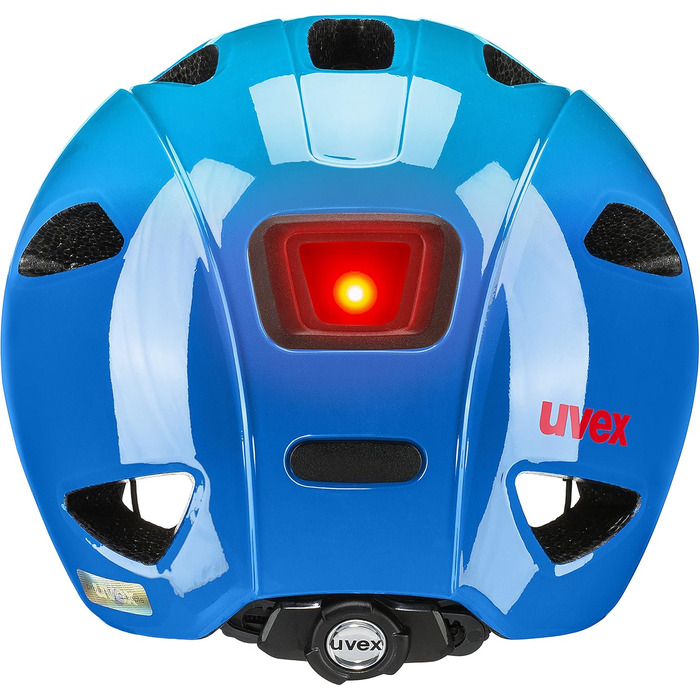 Дитячий велосипедний шолом uvex oyo, легкий, регулювання розміру, ocean blue, 45-50 см, можливість встановлення LED-світла