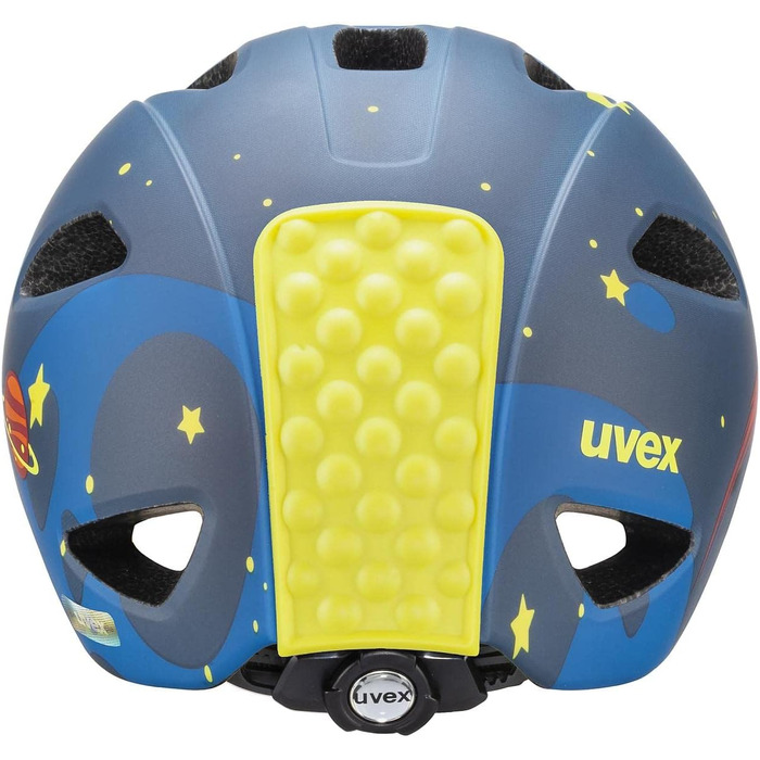 Дитячий велосипедний шолом uvex oyo style, легкий, з LED підсвіткою, індивідуальне регулювання розміру, deep space matt, 50-54 см