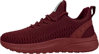 Кросівки Feethit для чоловіків: спортивні, для бігу, зручні, з гумовою підошвою, легкі та дихаючі (44 EU, бордовий)